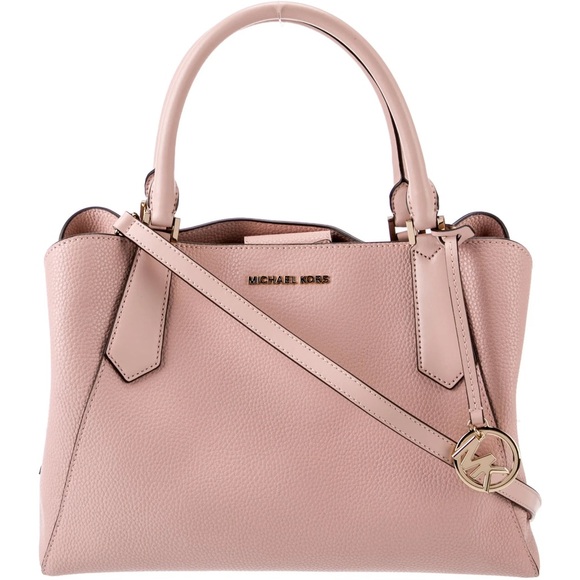 Michael Kors Handbags - Michael Kors Kimberly Large Pebbled Leather Satchel
